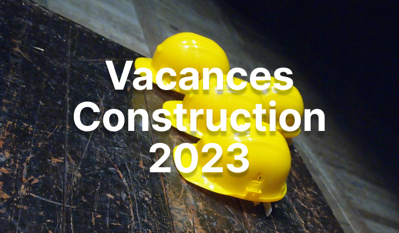 Vacances Construction 2023